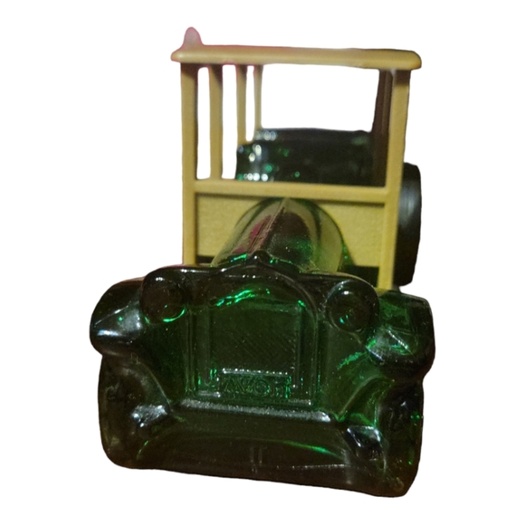 Vtg 71 AVON Bottle/Decanter "1923 Green Station Wagon" Tai Winds After Shave - Picture 4 of 9